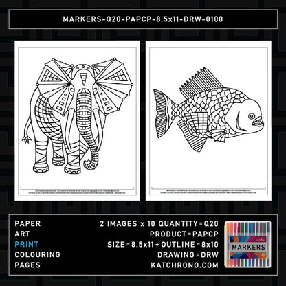 MARKERS-Q20-PAPCP-8.5x11-DRW-0100
