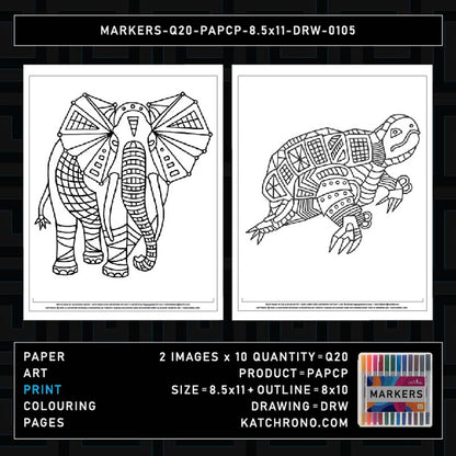 MARKERS-Q20-PAPCP-8.5x11-DRW-0105