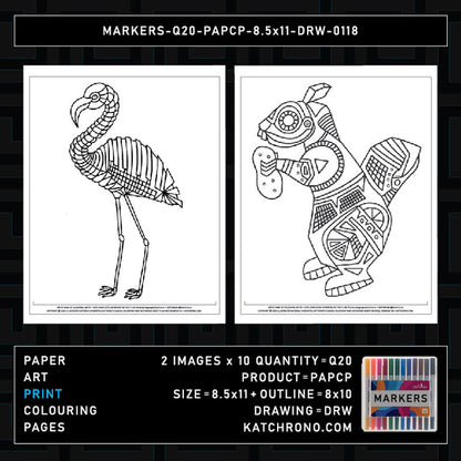 MARKERS-Q20-PAPCP-8.5x11-DRW-0118