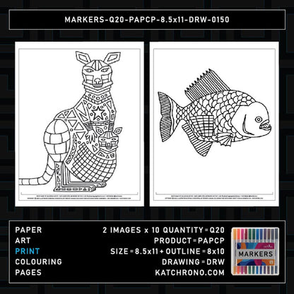 MARKERS-Q20-PAPCP-8.5x11-DRW-0150