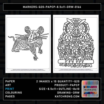 MARKERS-Q20-PAPCP-8.5x11-DRW-0166